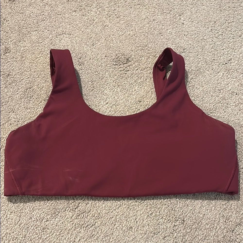 Nike Yoga Women's Burgundy Top